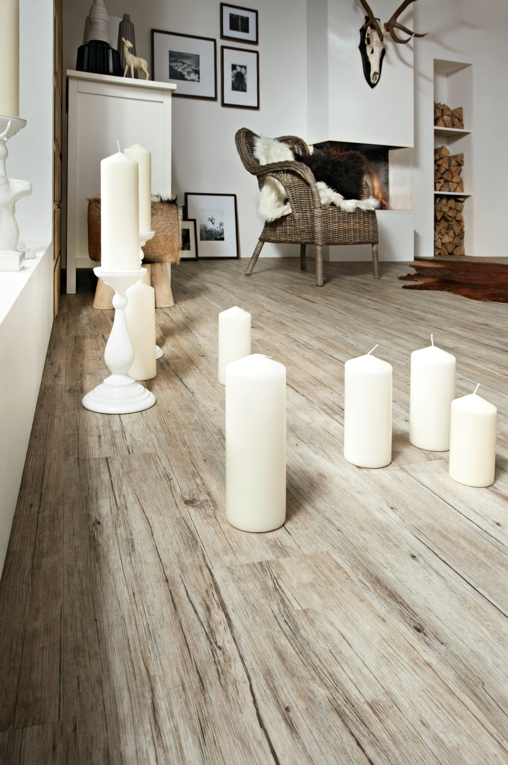 Dornova Treibholz Grau Klebevinyl – Detailansicht 1