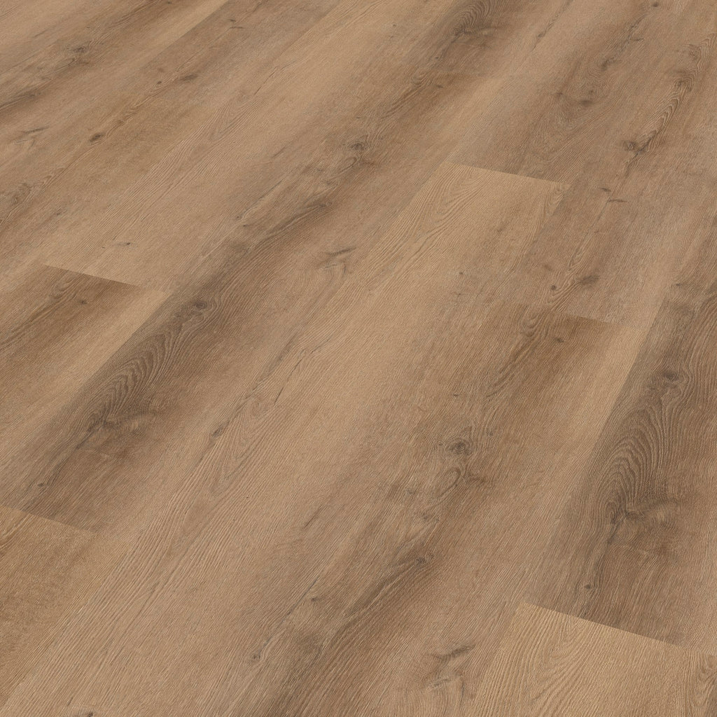 JAB Anstoetz Brushed Oak Brown Klebevinyl – Raumbeispiel