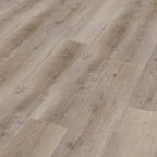JAB Anstoetz Brushed Oak Grey Klebevinyl – Raumbeispiel