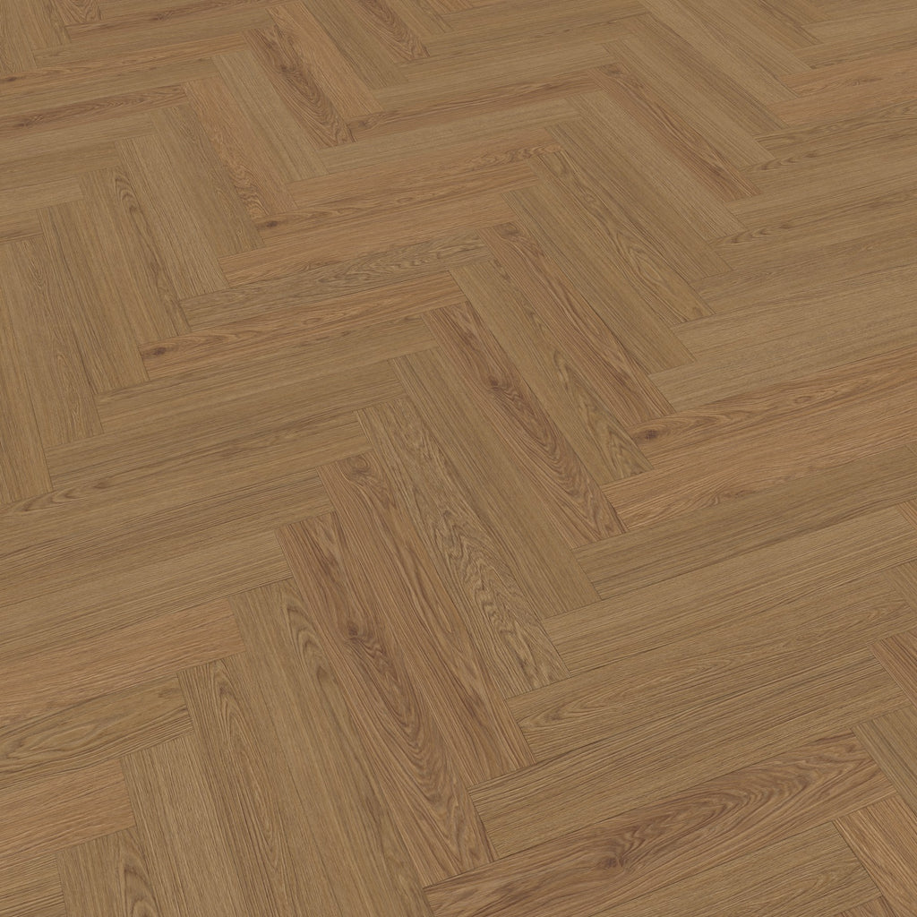 JAB Anstoetz Somerset Oak Herringbone Klebevinyl – Raumbeispiel