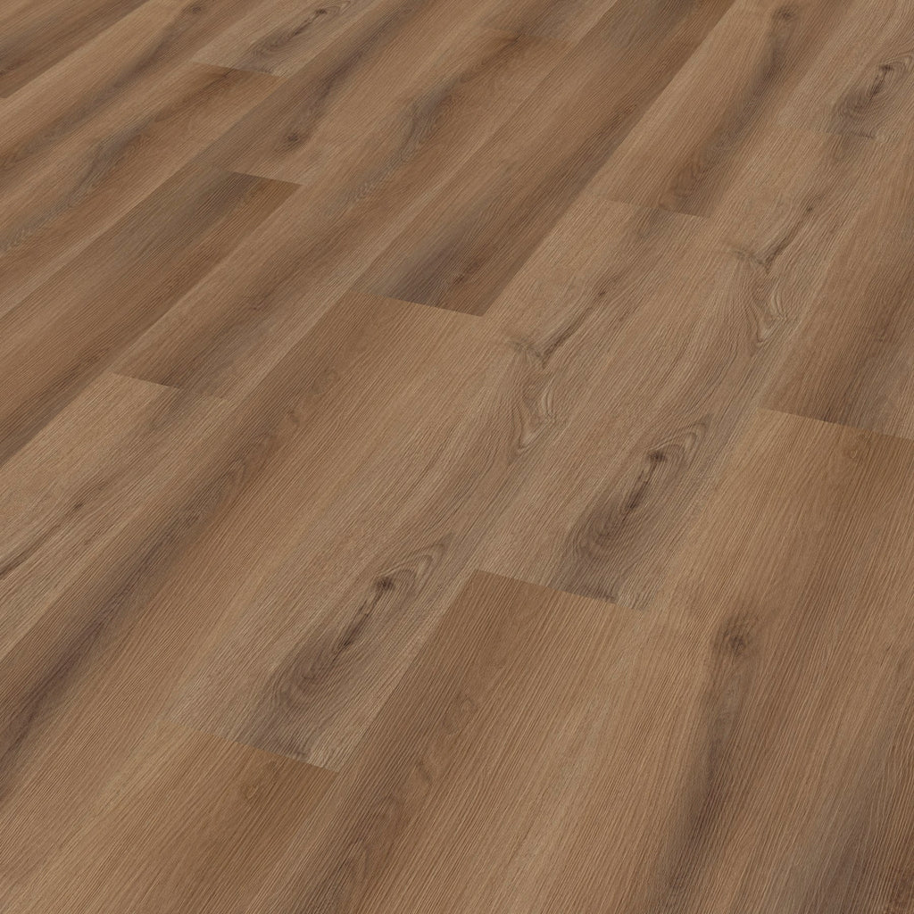 JAB Anstoetz Smooth Oak Brown Klickvinyl – Raumbeispiel