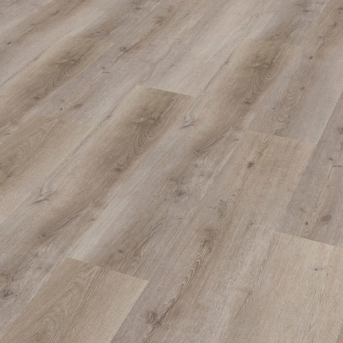 JAB Anstoetz Brushed Oak Grey Klickvinyl – Raumbeispiel