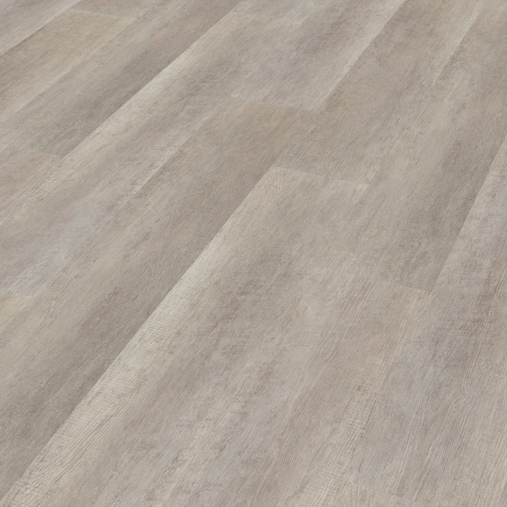 JAB Anstoetz Greige Washed Oak Klickvinyl – Raumbeispiel