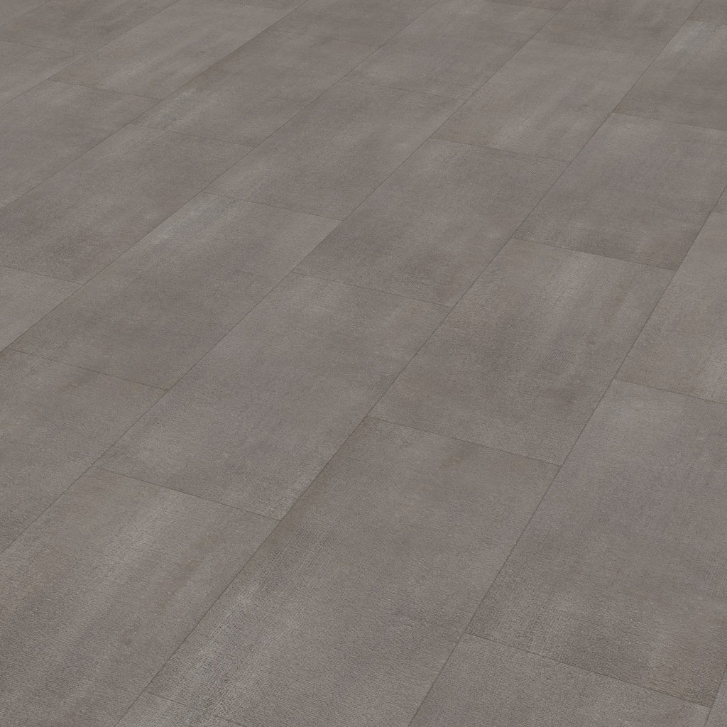JAB Anstoetz Linen Grey Klickvinyl – Raumbeispiel