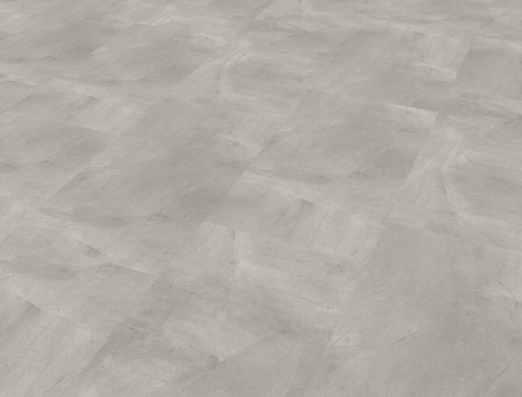 JAB Anstoetz Light Concrete Klickvinyl – Raumbeispiel