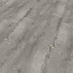 JAB Anstoetz Used Concrete Grey Klickvinyl – Raumbeispiel