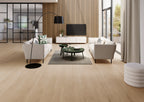 Verdon Eiche Château Beige Klebevinyl – Raumbeispiel 1