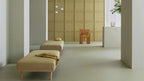 Cavero Linoleumboden 200cm | Farbe: Beige Hell | Raumbild 1 (Beispielbild, Farbe kann abweichen)