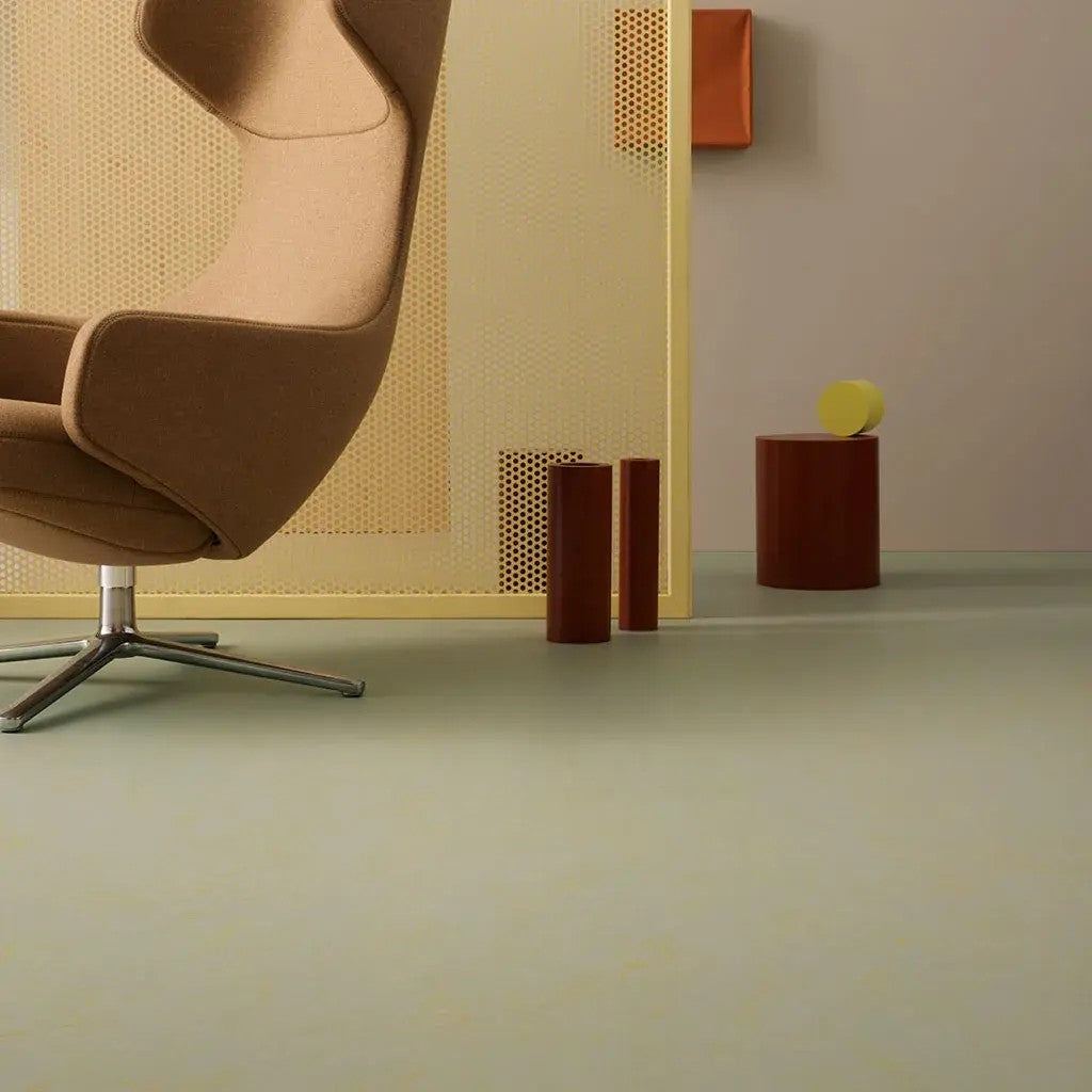 Cavero Linoleumboden 200cm | Farbe: Beige Hell | Raumbild 2 (Beispielbild, Farbe kann abweichen)