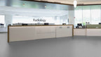 Pirelano PVC-Boden homogen 200cm | Farbe: Mittelgrau | Raumbild 1 (Beispielbild, Farbe kann abweichen)