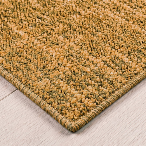 Altessa Teppich nach Maß | Farbe: Braun Dunkel | gekettelte Kante (Beispielbild, Farbe kann abweichen)
