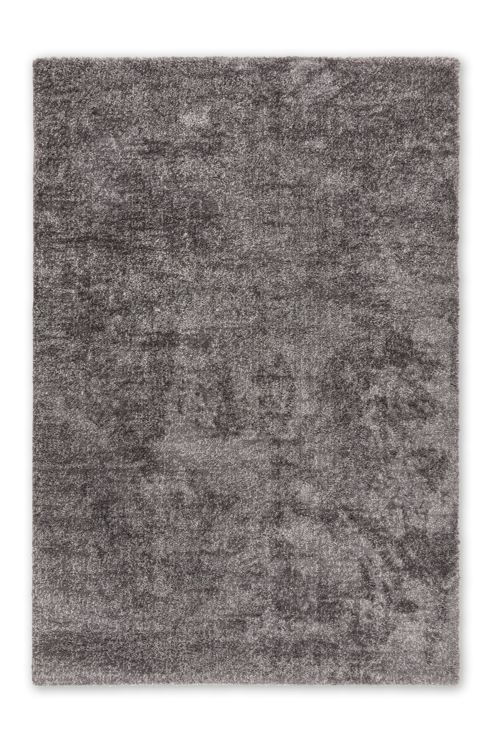 Amberly Wohnteppich, Grau meliert, Draufsicht