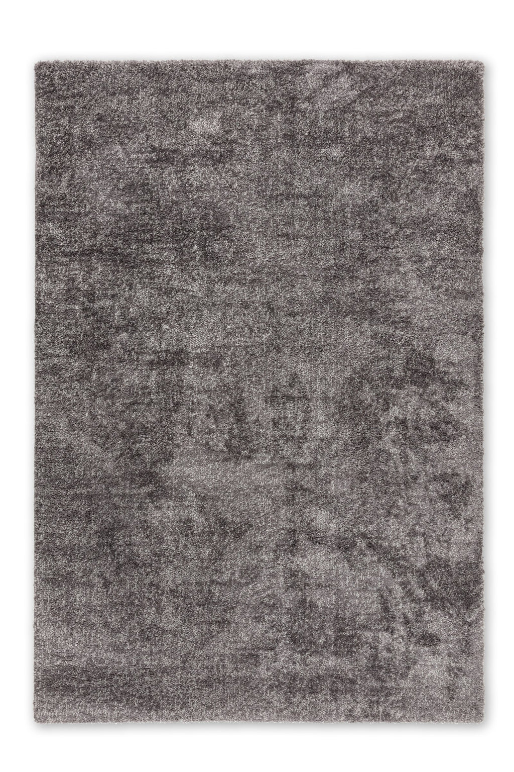 Amberly Wohnteppich, Grau meliert, Draufsicht