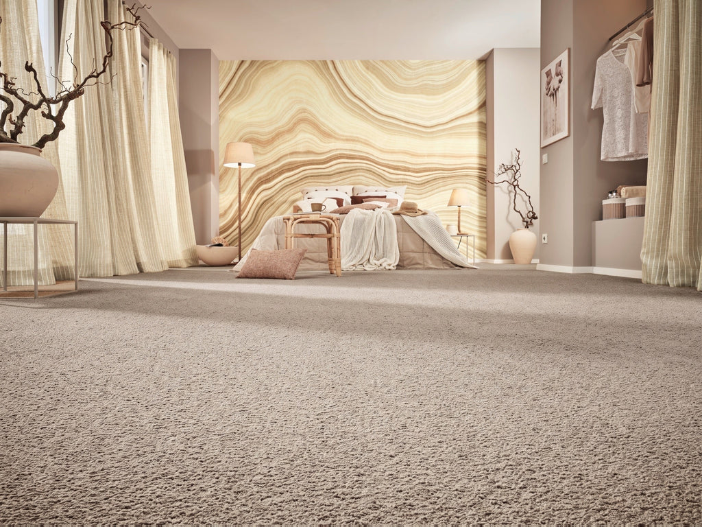Ambrosia Teppichboden | Farbe: Taupe (539) | Raumansicht (Beispielbild, Farbe kann abweichen)