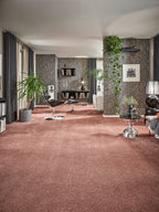 Armonia Teppichboden | Farbe: Rostbraun (018) | Raumbild 2
