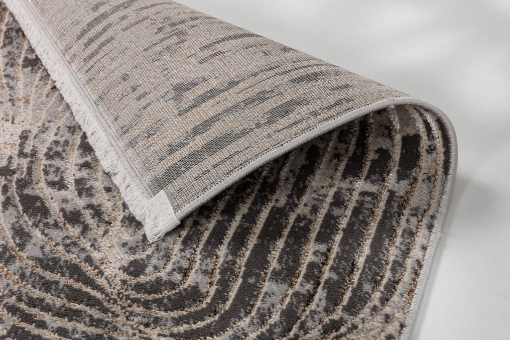 Aurelia Wohnteppich, Schwarz/Gold, Detail 2