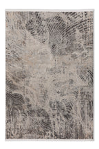Aurelia Wohnteppich, Schwarz/Gold, Draufsicht