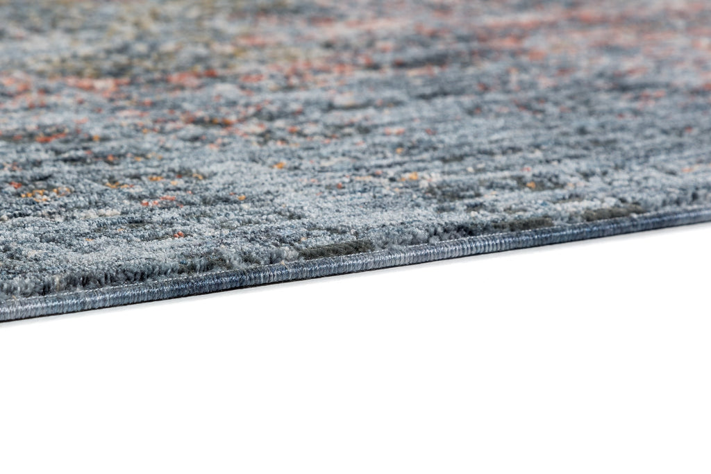 Azurella Wohnteppich, Blau/Mehrfarbig, Detail 3