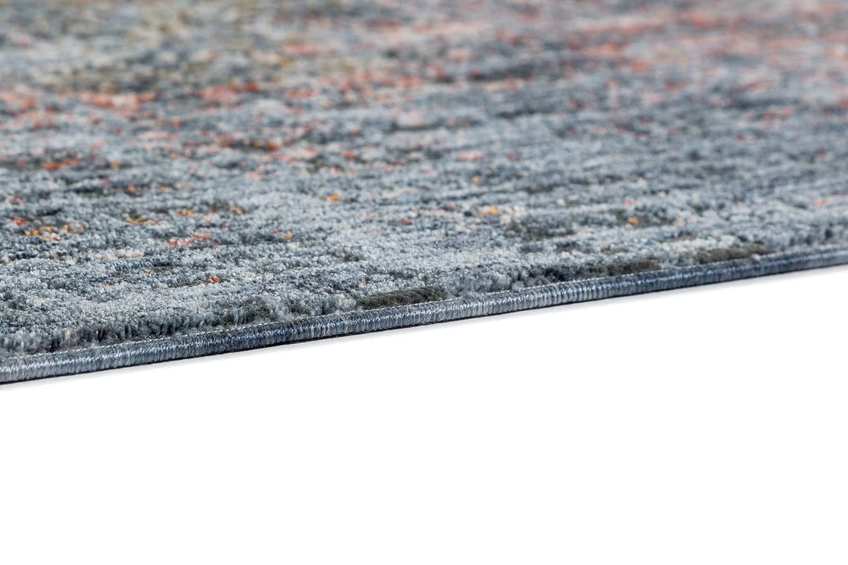 Azurella Wohnteppich, Blau/Mehrfarbig, Detail 3