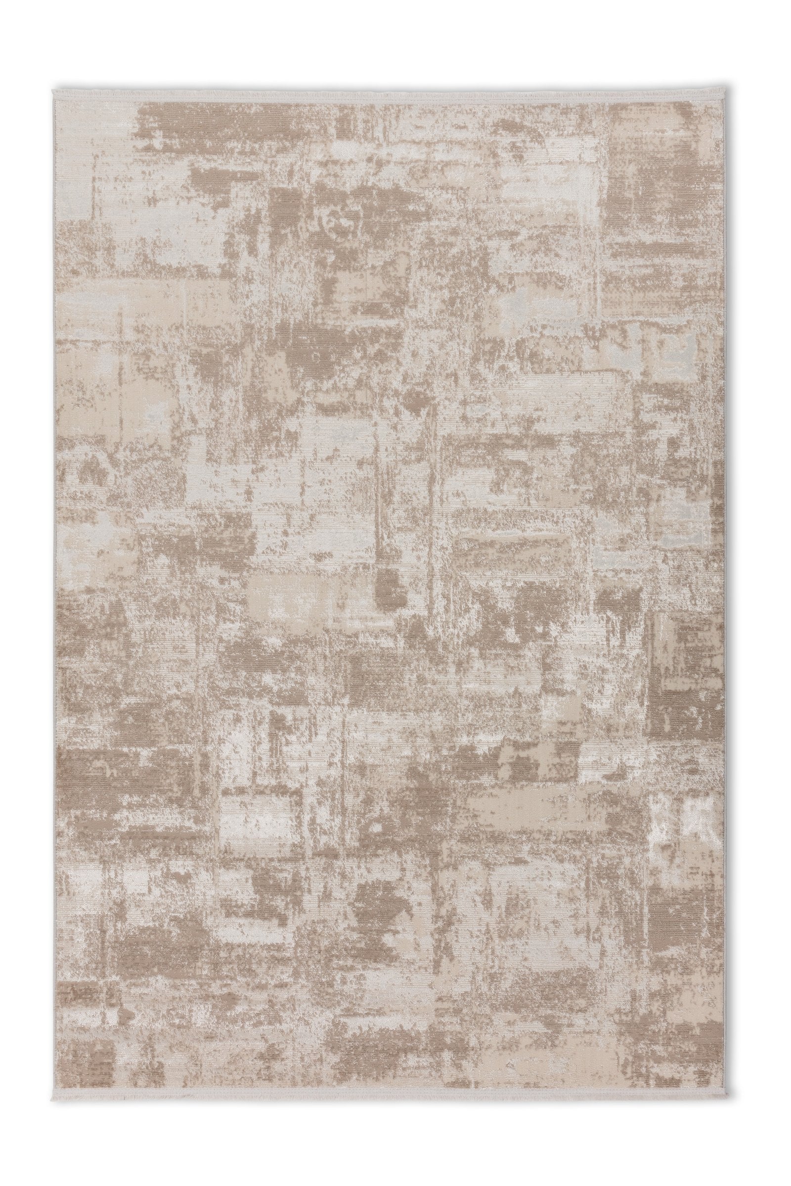 Barena Wohnteppich, Beige/Creme, Draufsicht