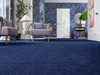 Bellagio Teppichboden | Farbe: Marineblau (190) | Raumansicht (Beispielbild, Farbe kann abweichen)