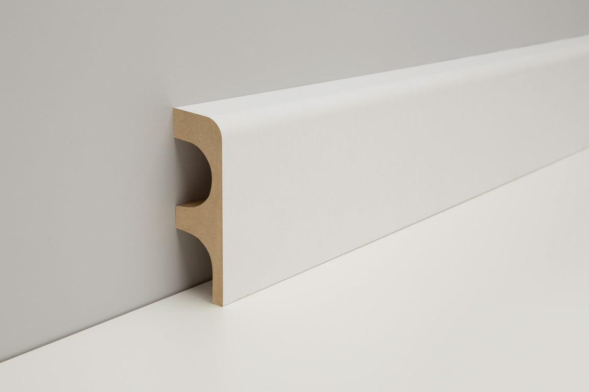 Belmora Rohrabdeckleiste 28x85mm | Farbe: Weiß | Produktbild