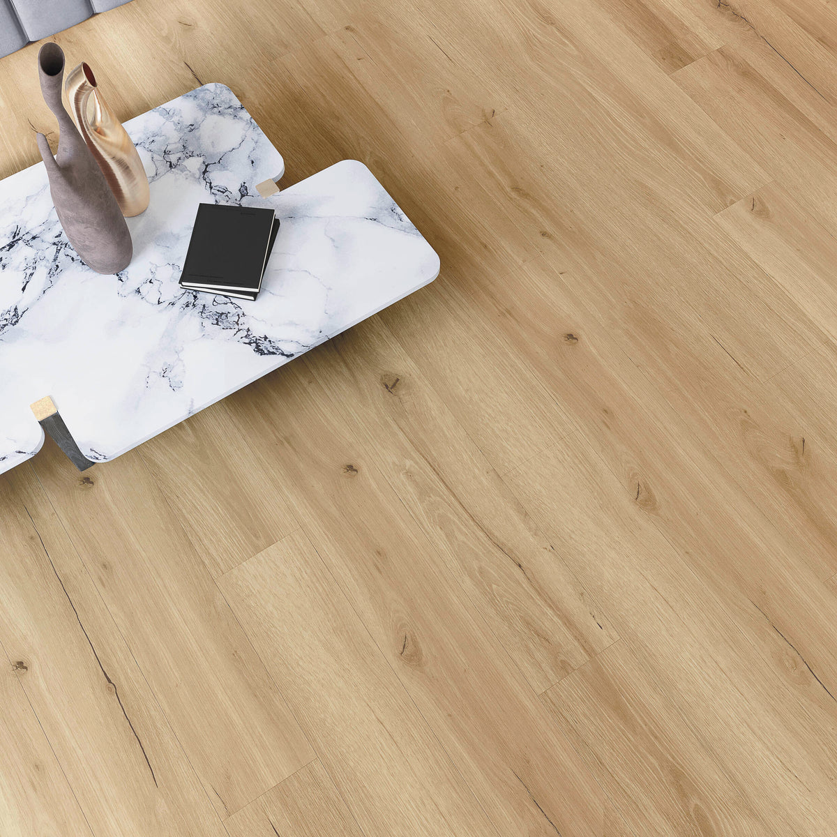Amara Eiche Creme Klebevinyl – Detailansicht 1