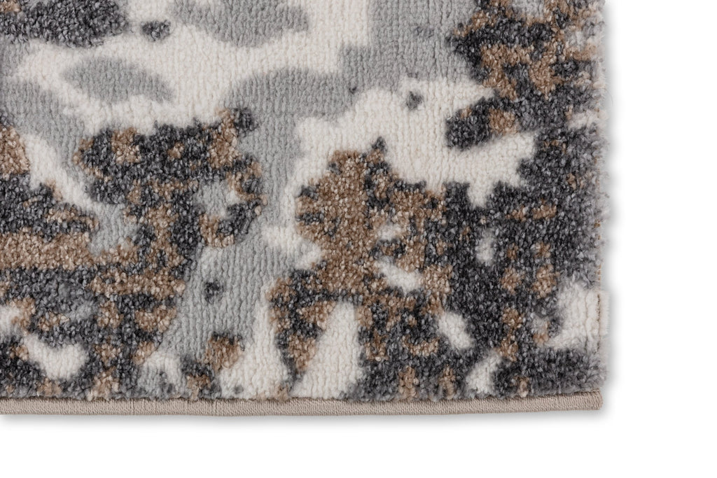 Brunella Wohnteppich, Braun/Grau, Detail 2