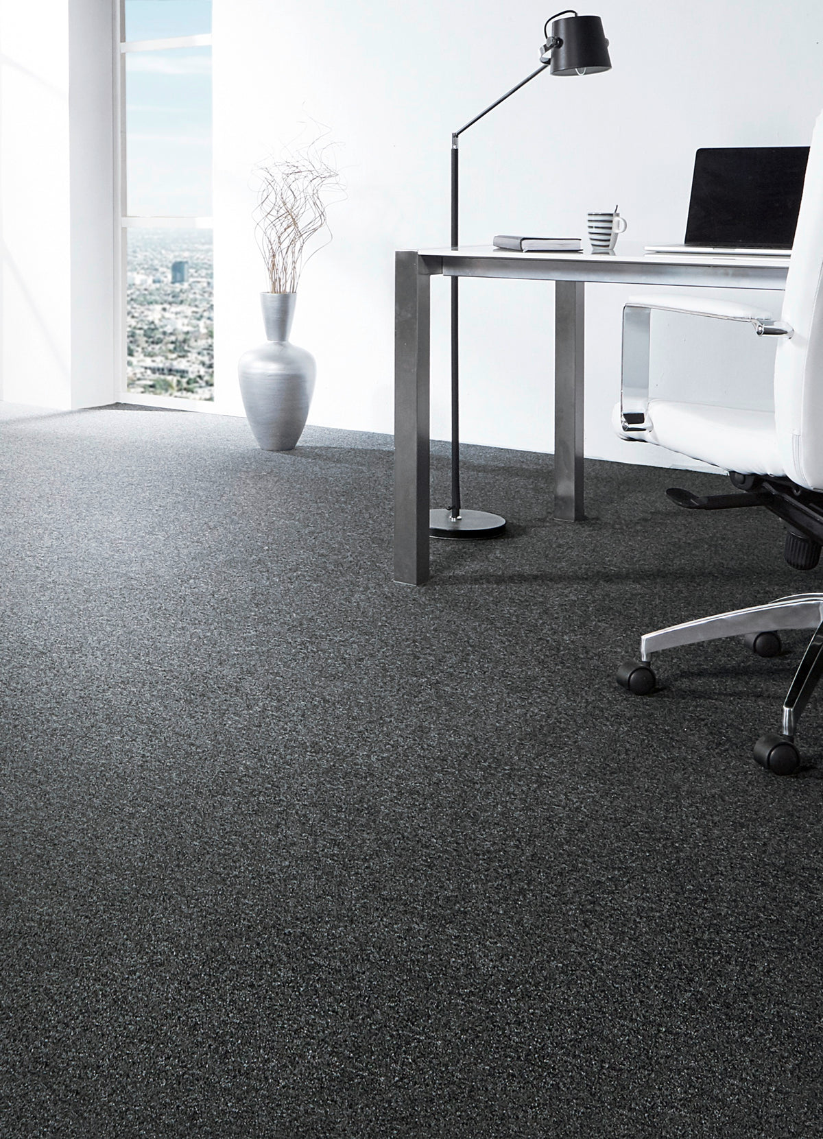 Chalet Teppichboden | Farbe: Graphit (077) | Detailansicht 1