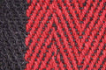 Rot mit schwarzem Rand