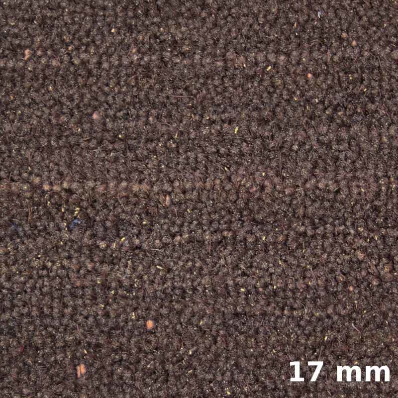 Cocora Kokosmatte nach Maß, Braun, 17 mm