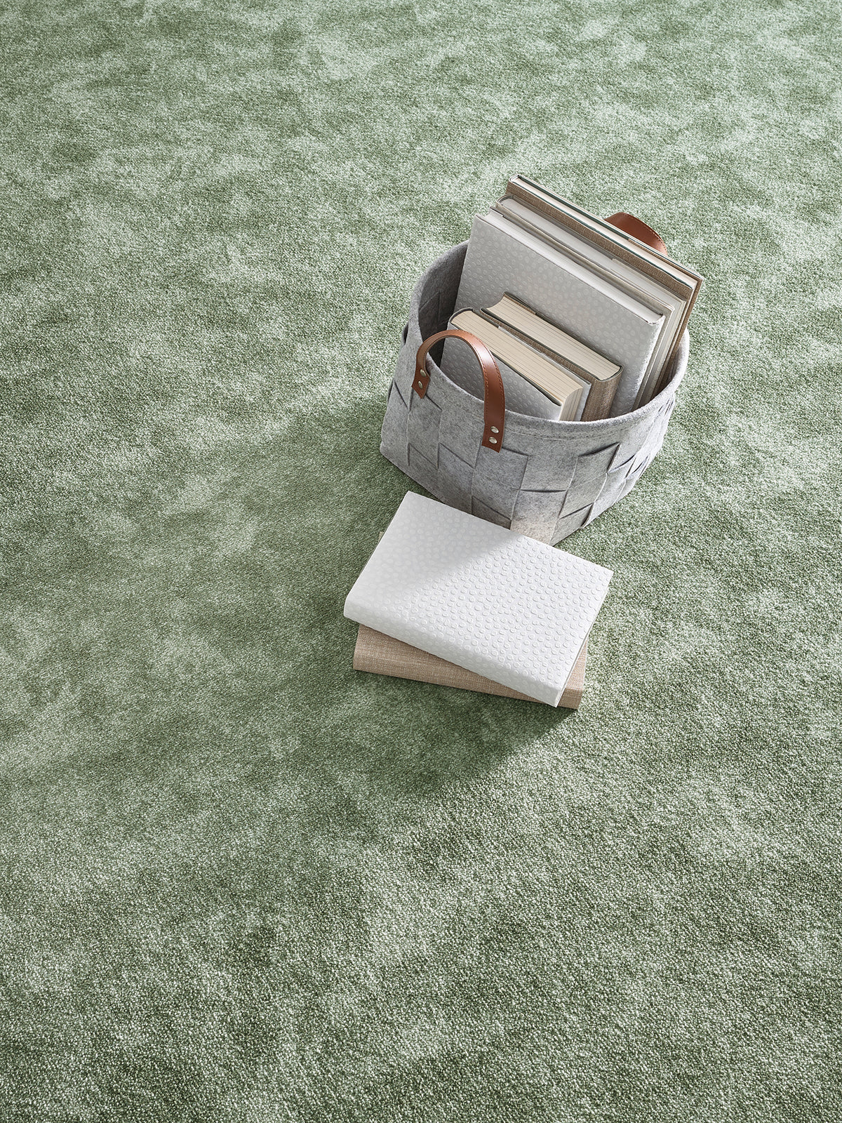 Coralia Teppichboden | Farbe: Grün Dunkel | Detailansicht 4