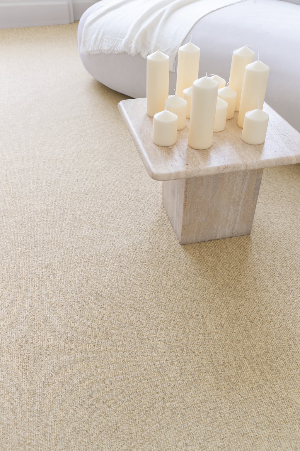 Corlana Teppichboden | Farbe: Sand Hell (5) | Detailansicht