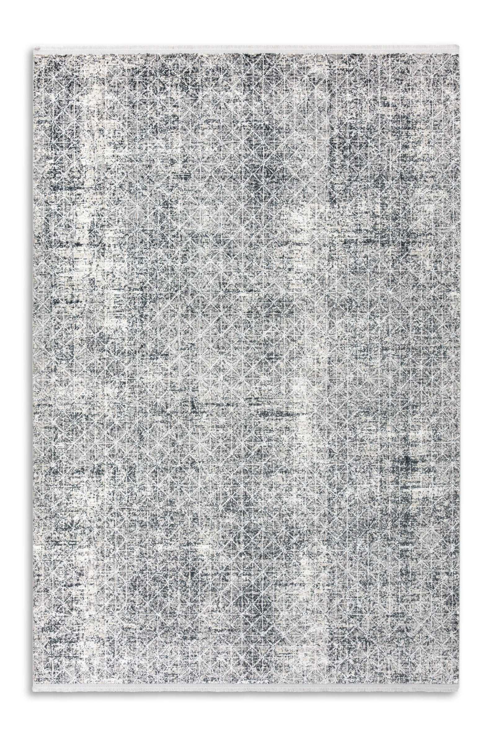 Cristalla Wohnteppich, Dunkelgrau, Draufsicht