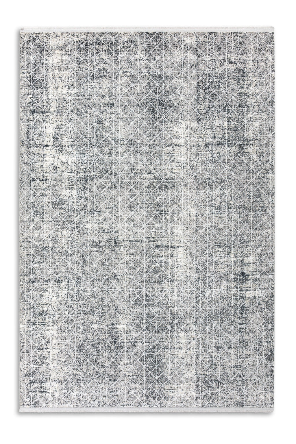 Cristalla Wohnteppich, Dunkelgrau, Draufsicht