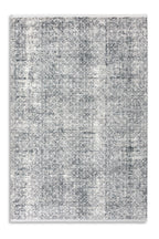 Cristalla Wohnteppich, Dunkelgrau, Draufsicht