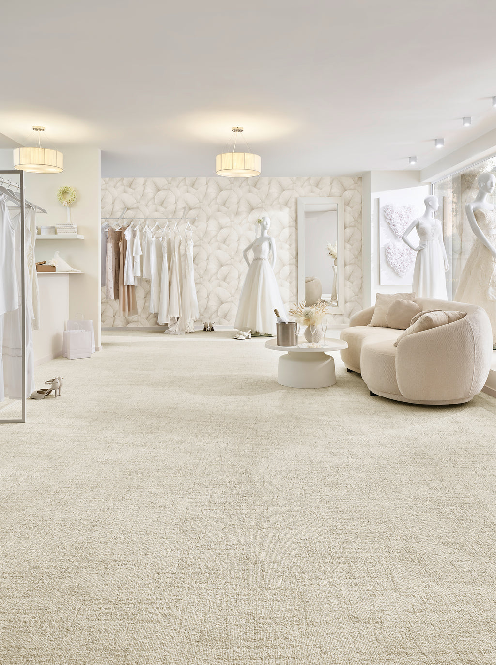 Delmare Teppichboden 400cm – Raumbeispiel 1 (Farbnr. 032)