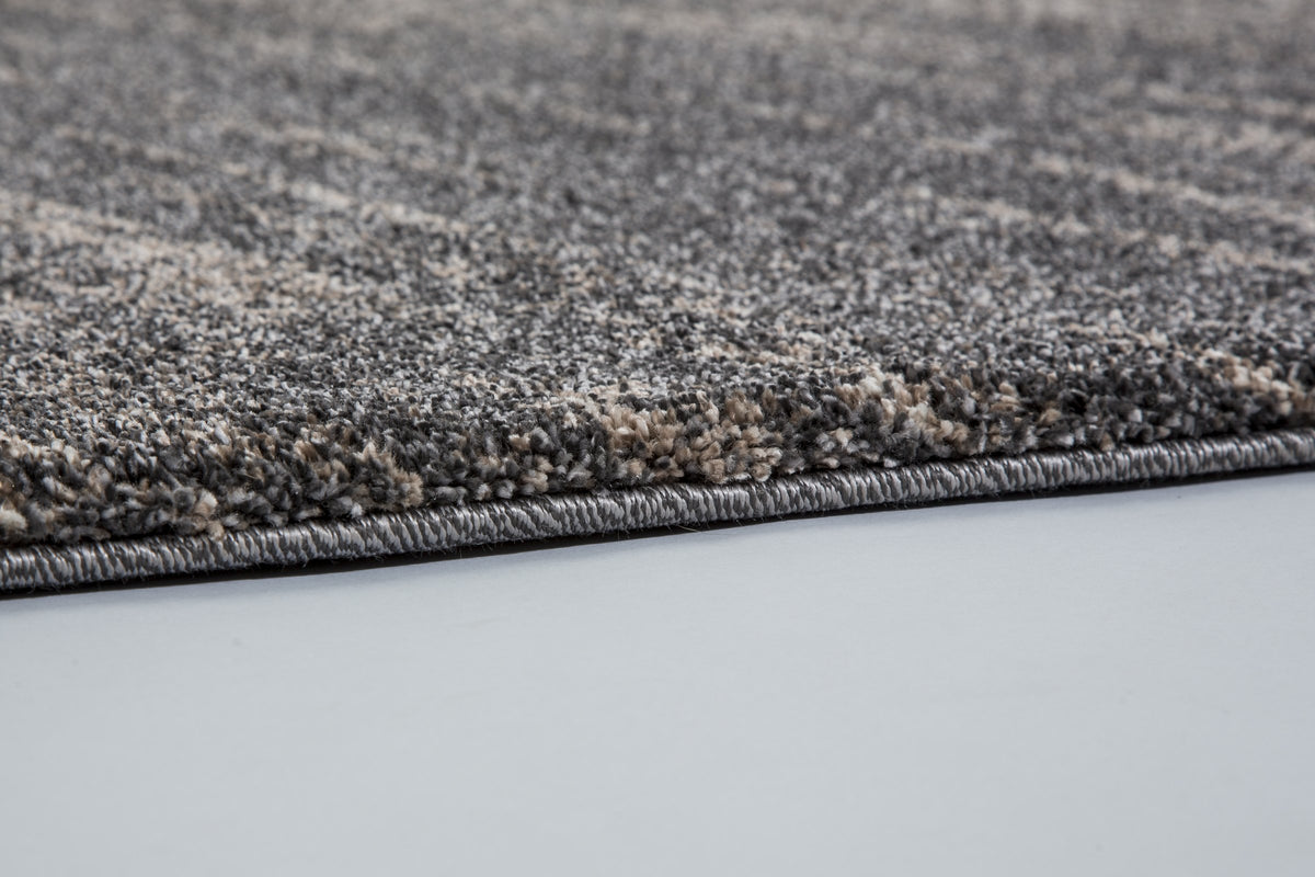 Delvina Wohnteppich, Braun/Anthrazit, Detail 2