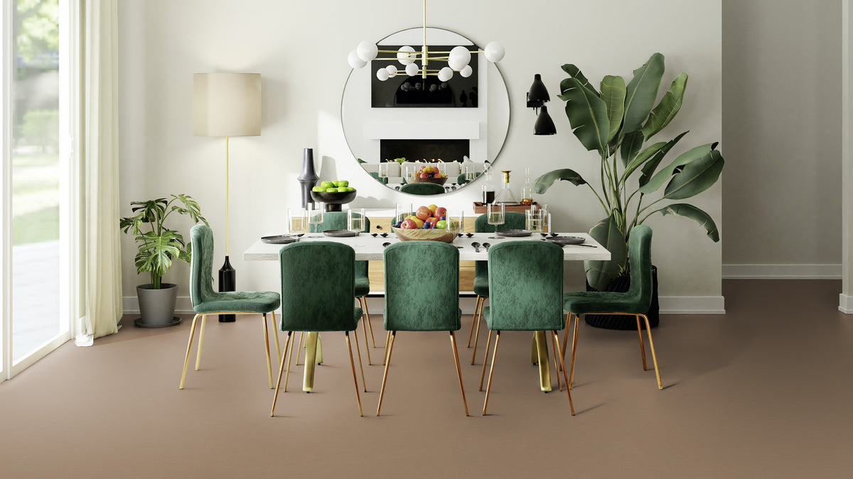 Ulvenaro Linoleumboden 200cm | Farbe: Graubeige | Raumbild 2 (Beispielbild, Farbe kann abweichen)