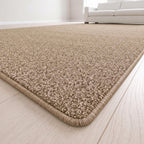 Esmera Teppich nach Maß | Farbe: Sand (070) | Kettelecke (Beispielbild, Farbe kann abweichen)
