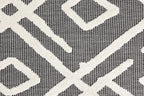 Ethelia Wohnteppich, Grau/Weiß, Detail 2