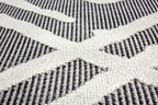 Ethelia Wohnteppich, Grau/Weiß, Detail 3