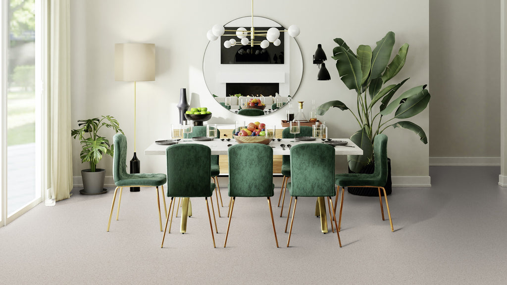Lisvento PVC-Boden homogen 200cm | Farbe: Kieselgrau | Raumbild 2 (Beispielbild, Farbe kann abweichen)
