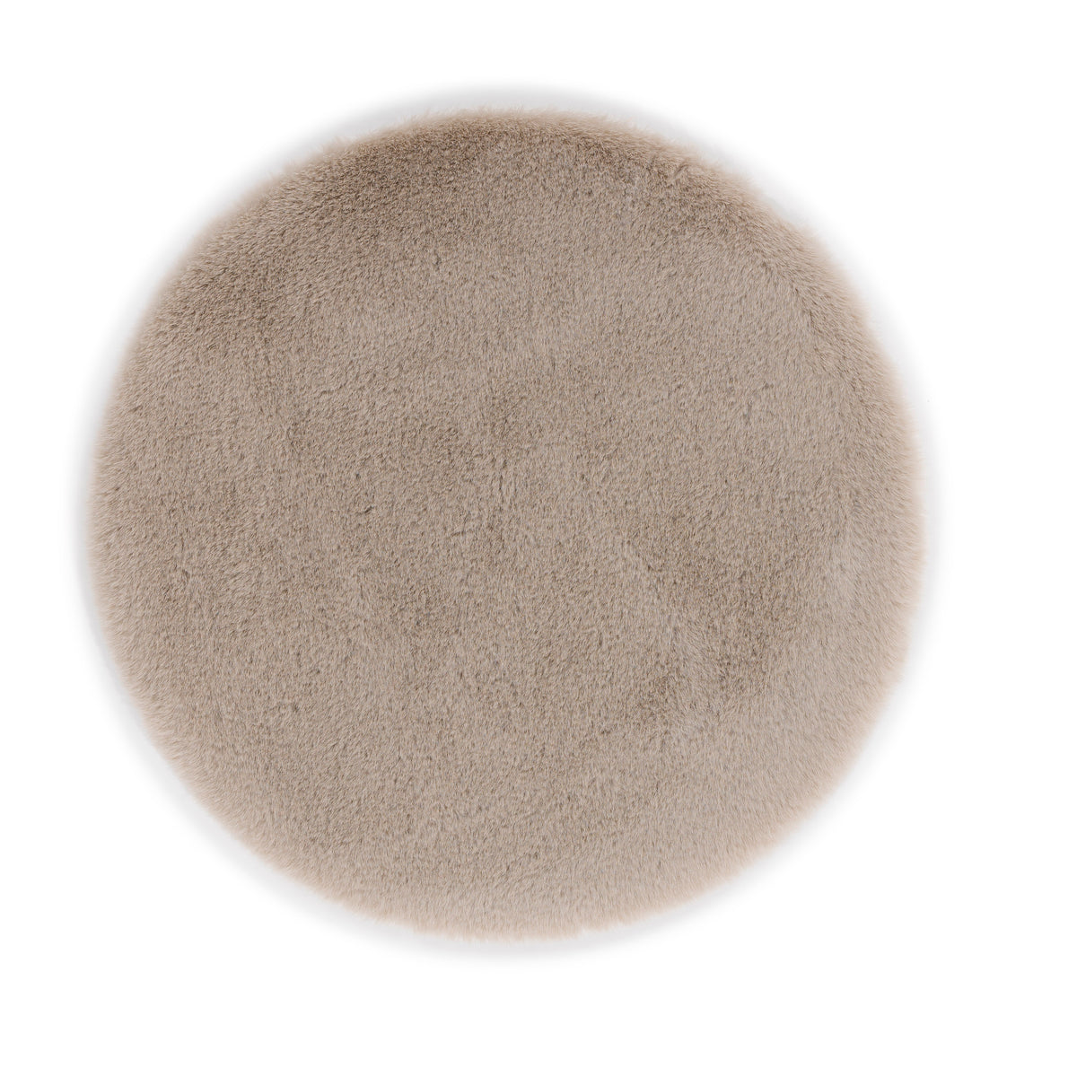 Fellara Dekofell, Beige, 35 cm rund