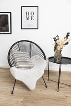 Fellara Dekofell, Silber, im Wohnzimmer