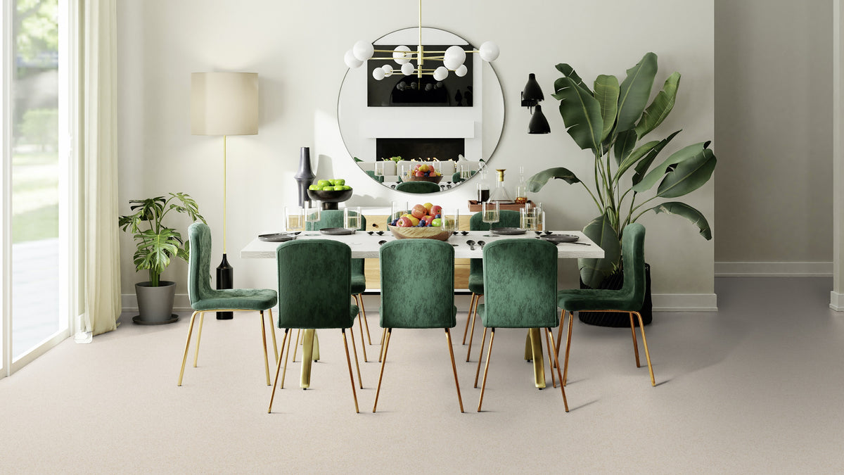 Lisvento PVC-Boden homogen 200cm | Farbe: Creme | Raumbild 2 (Beispielbild, Farbe kann abweichen)