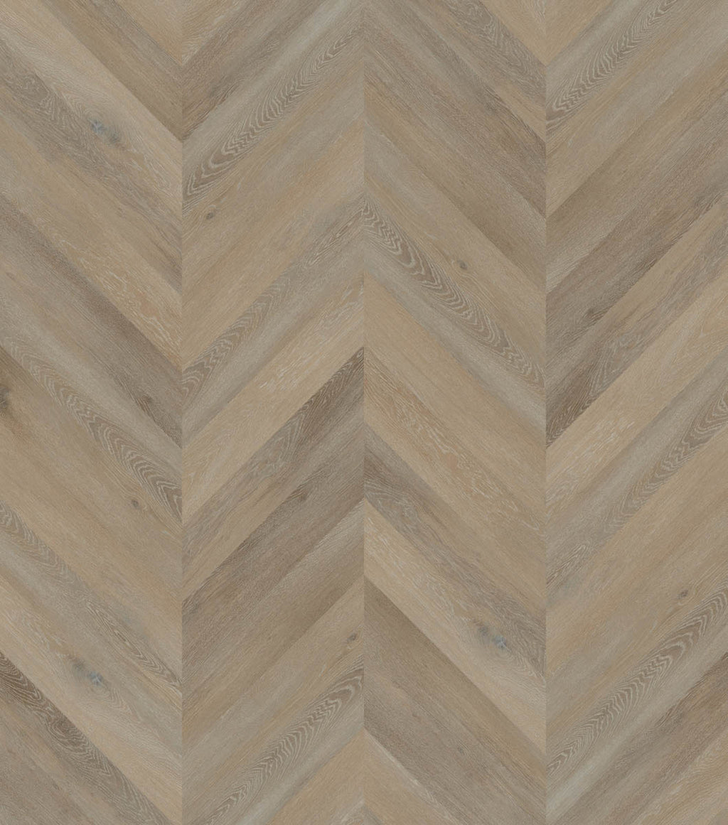 Fintesco Eiche Greige Chevron Klebevinyl