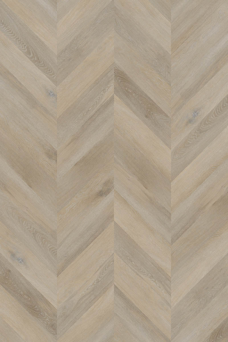 Fintesco Eiche Kiesel Chevron Klebevinyl