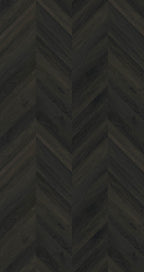 Fintesco Eiche Schwarz Chevron Klebevinyl