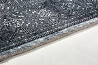 Fiorana Wohnteppich, Anthrazit/Schwarz, Detail